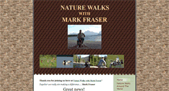 Desktop Screenshot of naturewalkswithmark.org